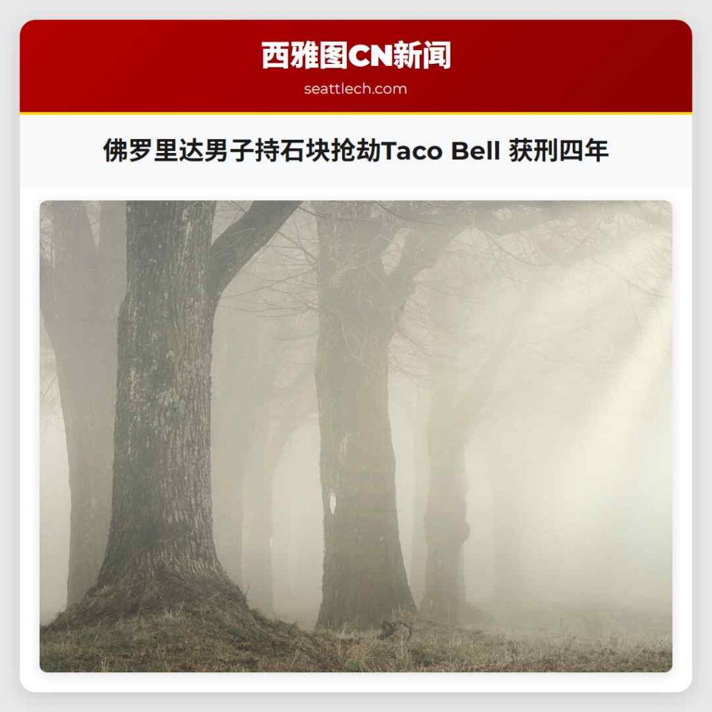 佛罗里达男子持石块抢劫Taco Bell 获刑四年