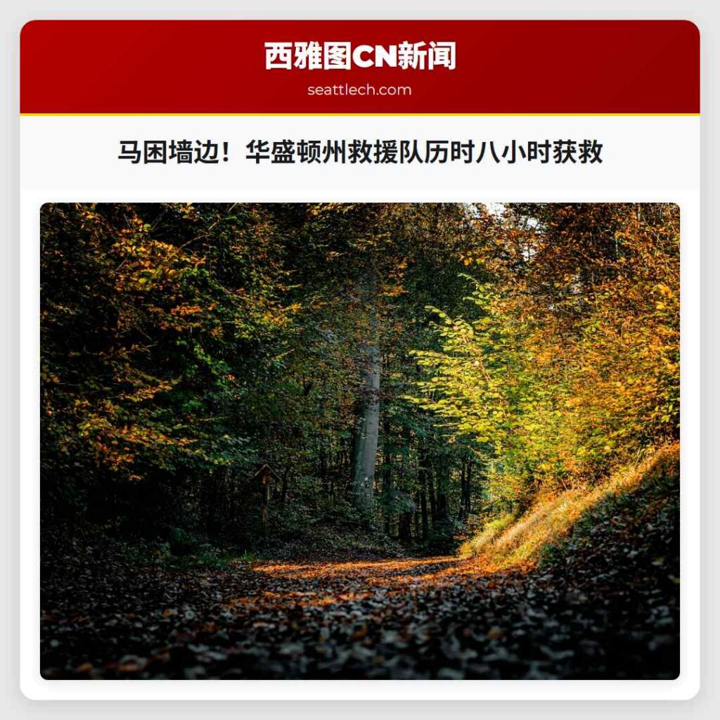 马困墙边！华盛顿州救援队历时八小时获救