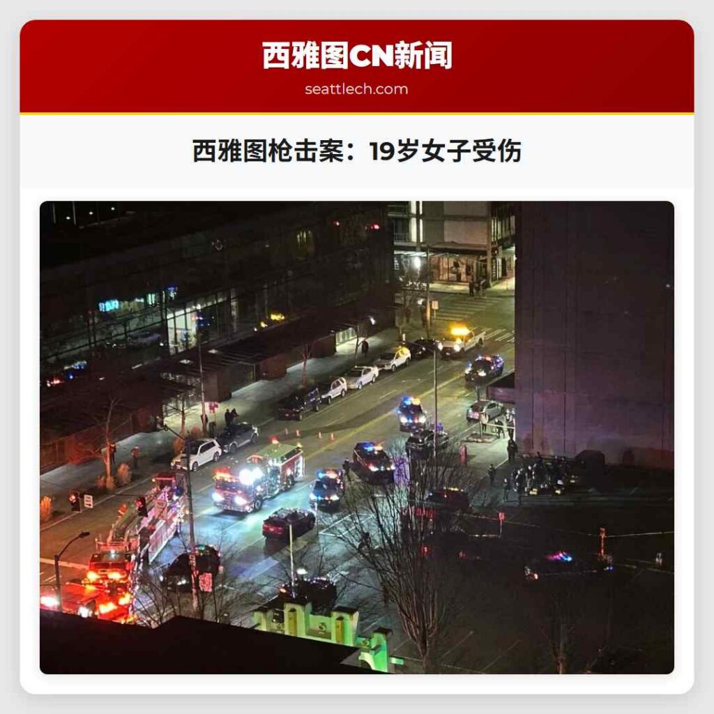 西雅图枪击案：19岁女子受伤