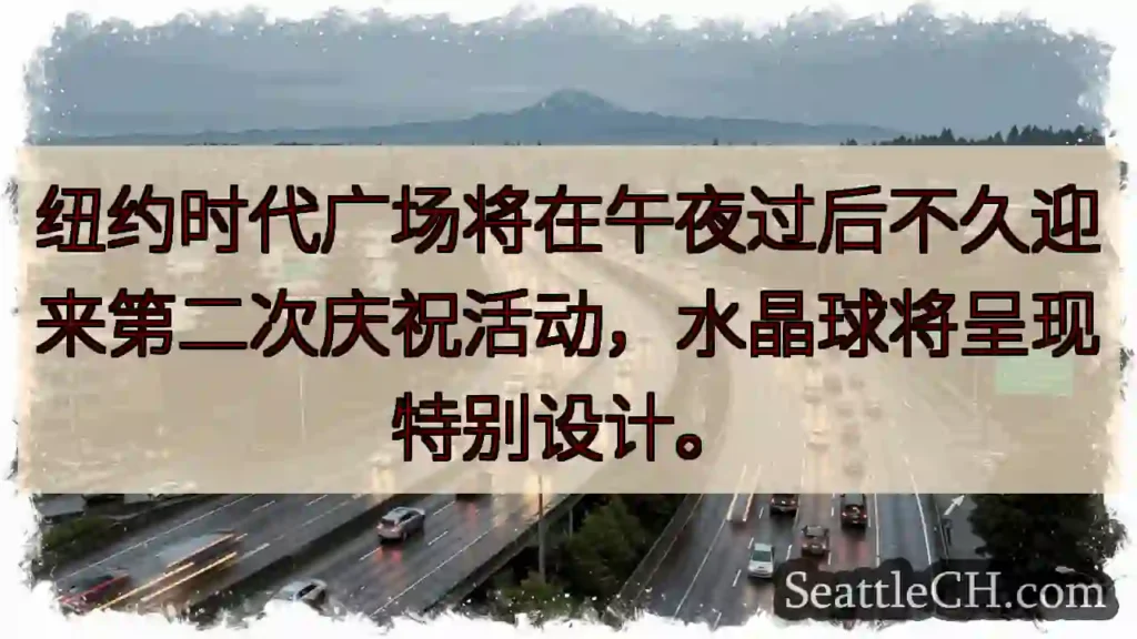 时代广场水晶球，双重惊喜！