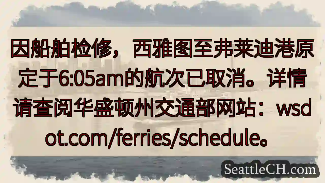 航次取消！请查阅官网