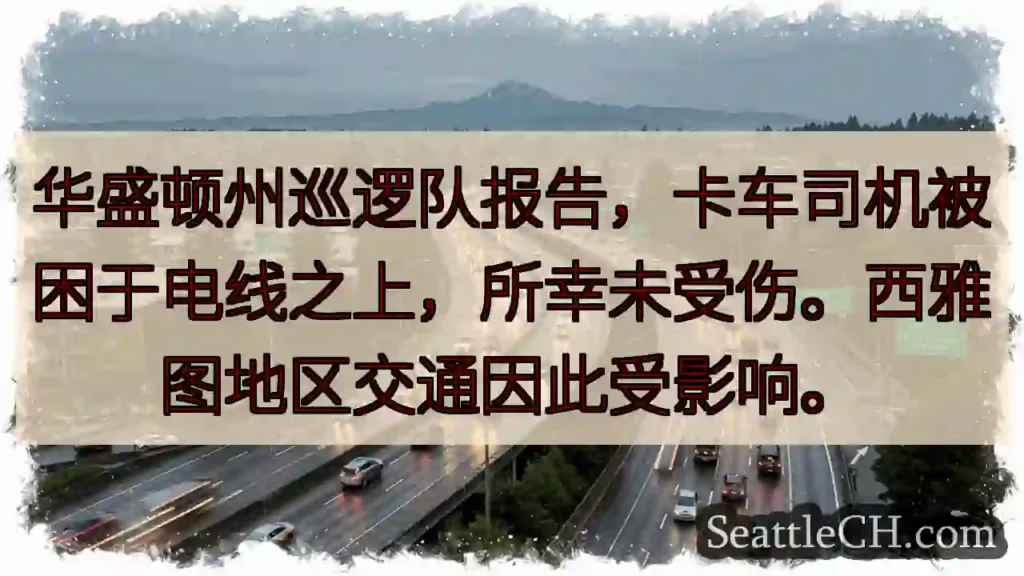 卡车悬挂电线！