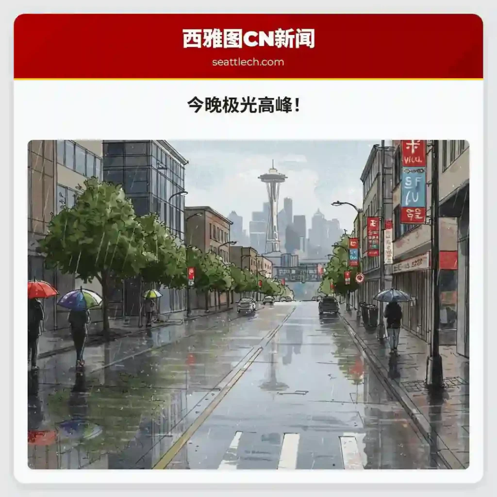 今晚极光高峰！