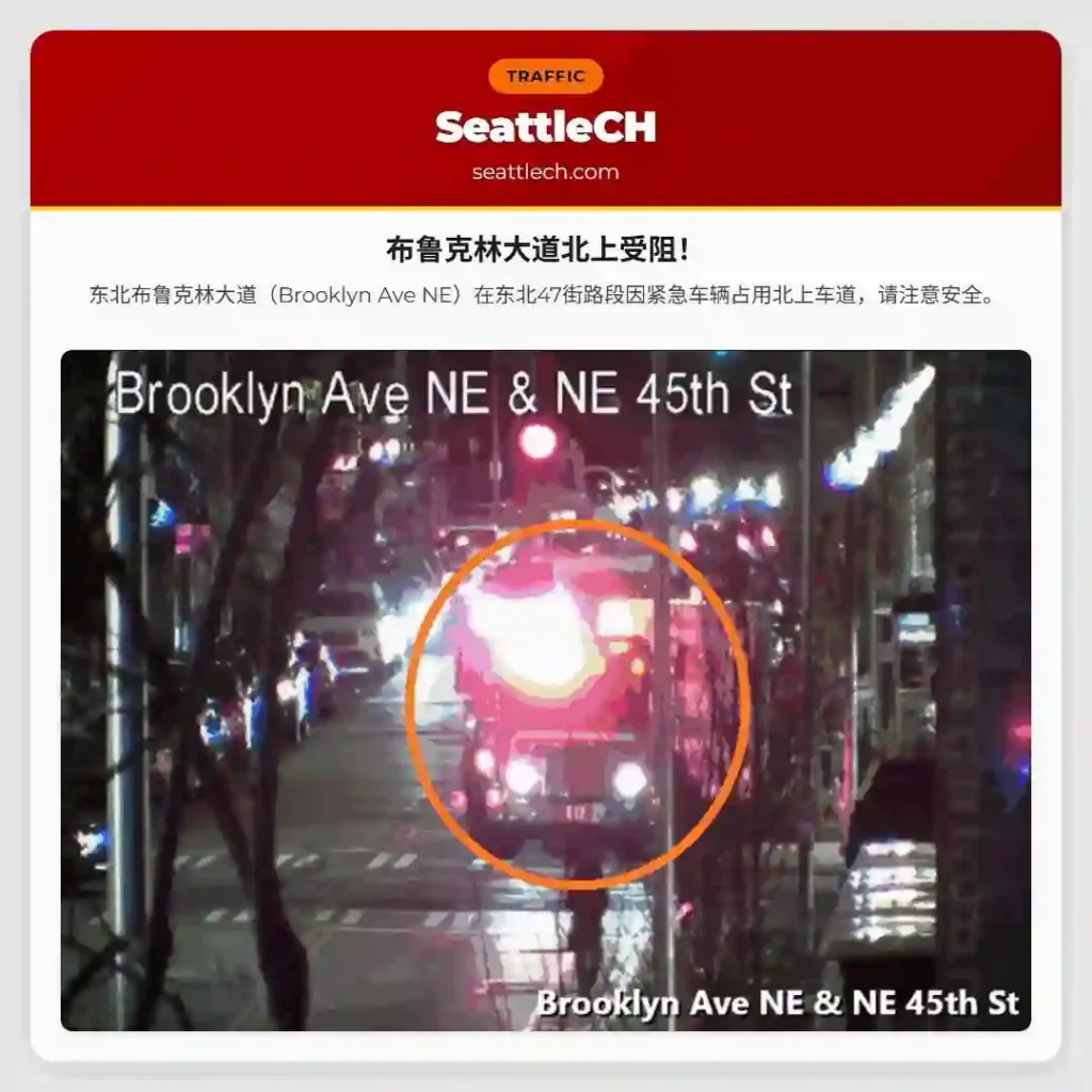 布鲁克林大道北上受阻！