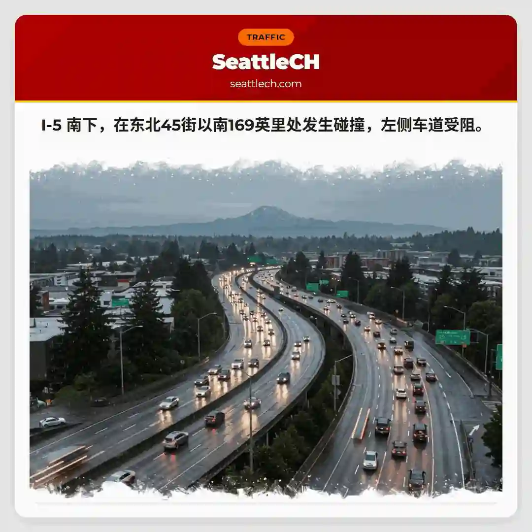 I-5事故：左道受阻