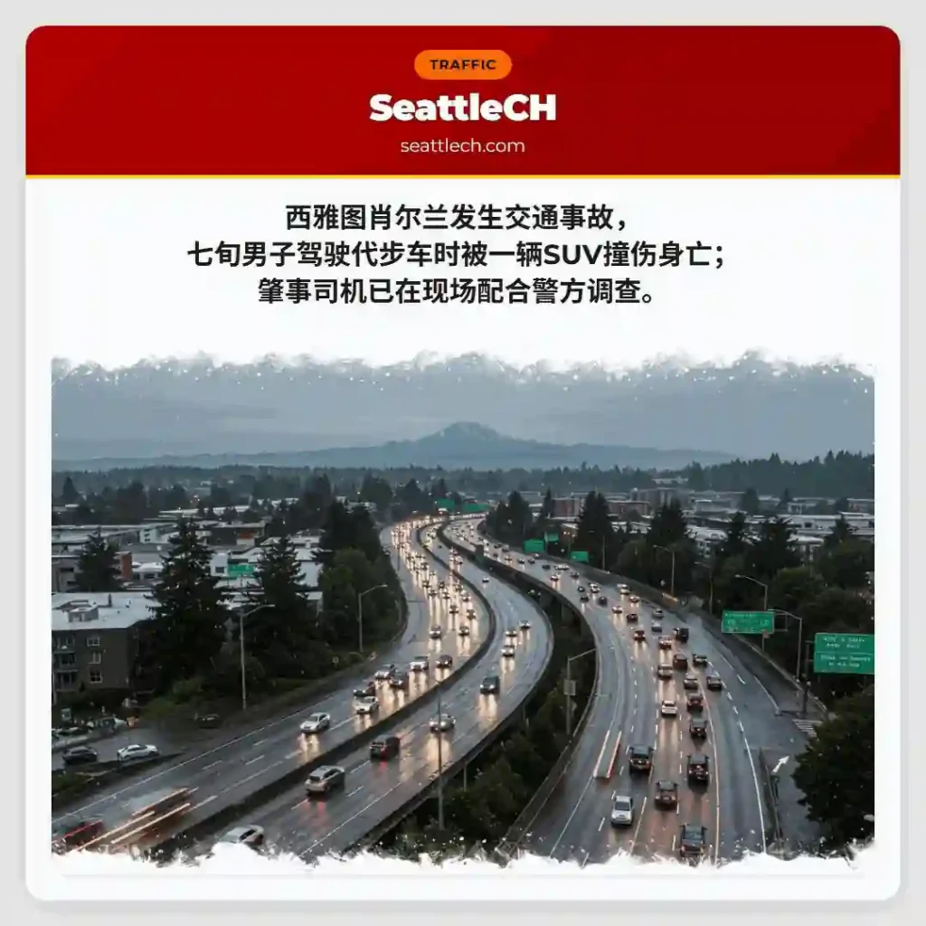 西雅图事故：七旬男子身亡