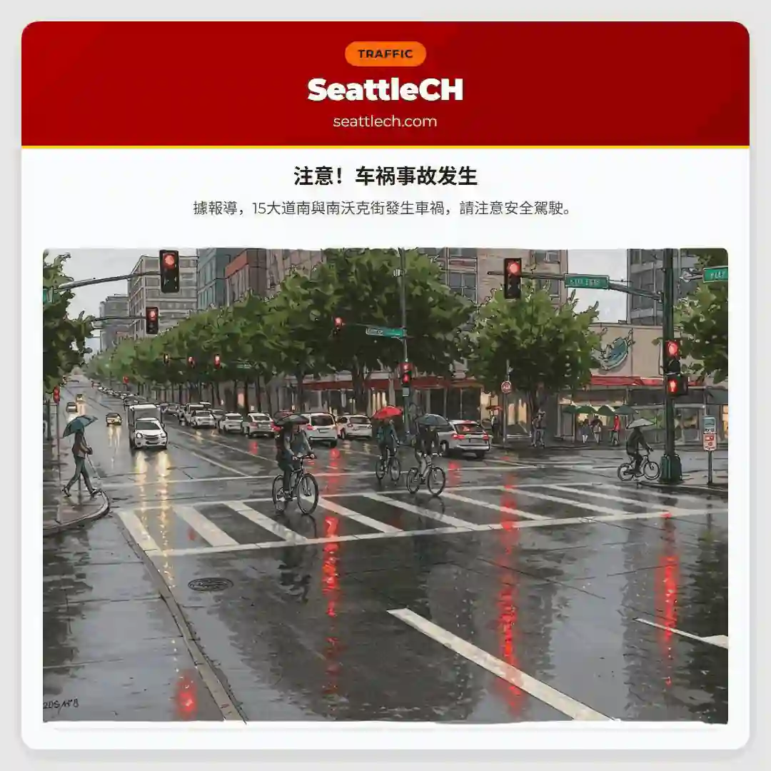 注意！车祸事故发生