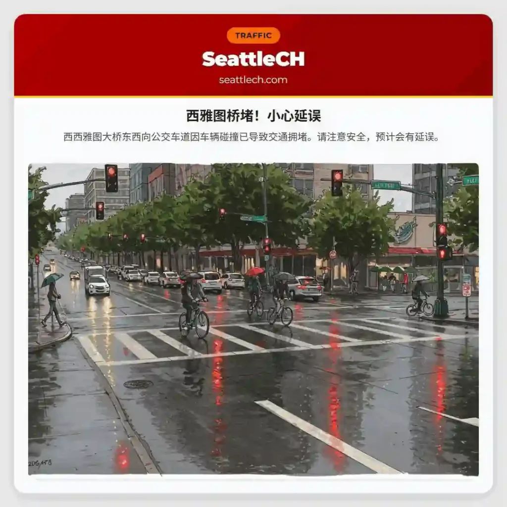 西雅图桥堵！小心延误
