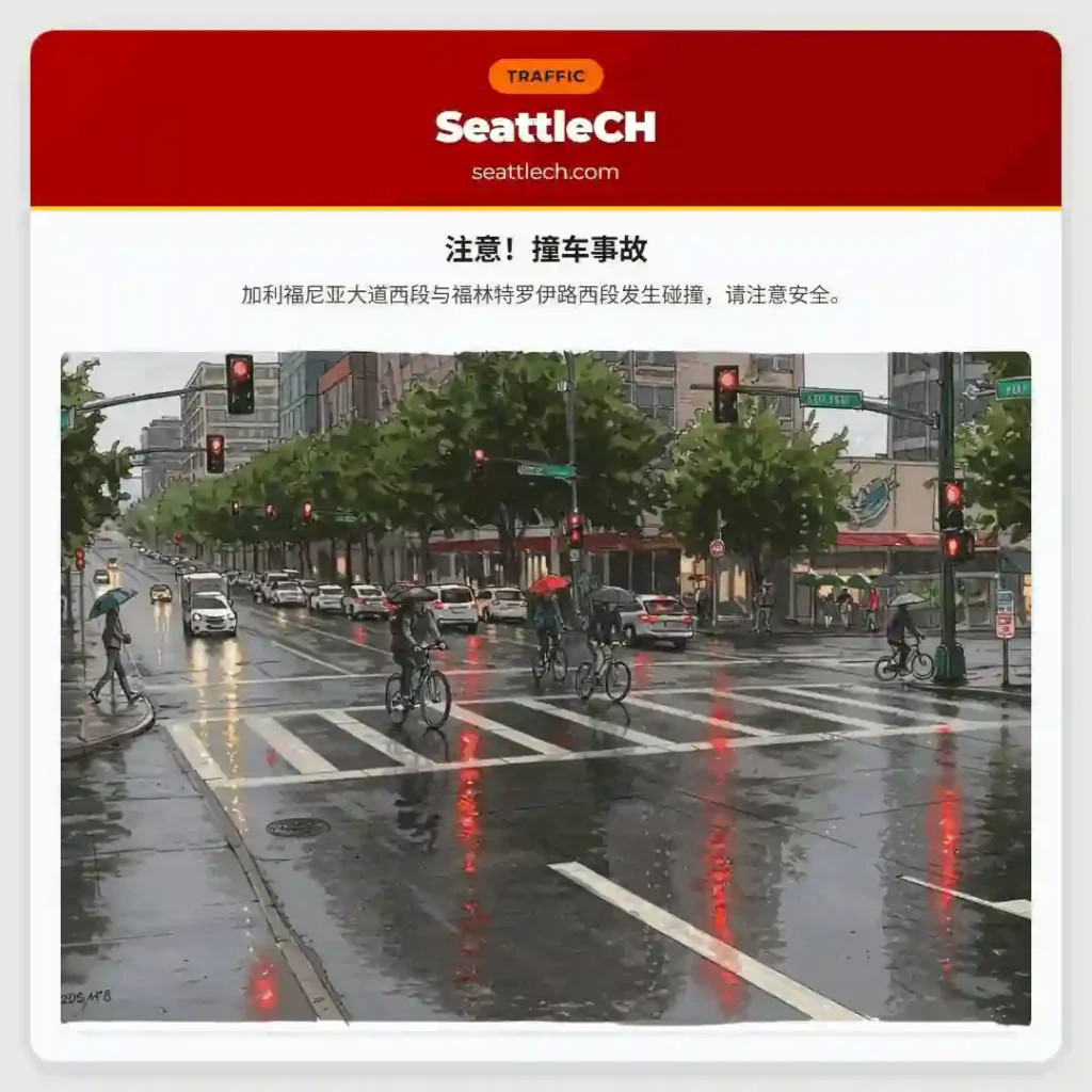 注意！撞车事故