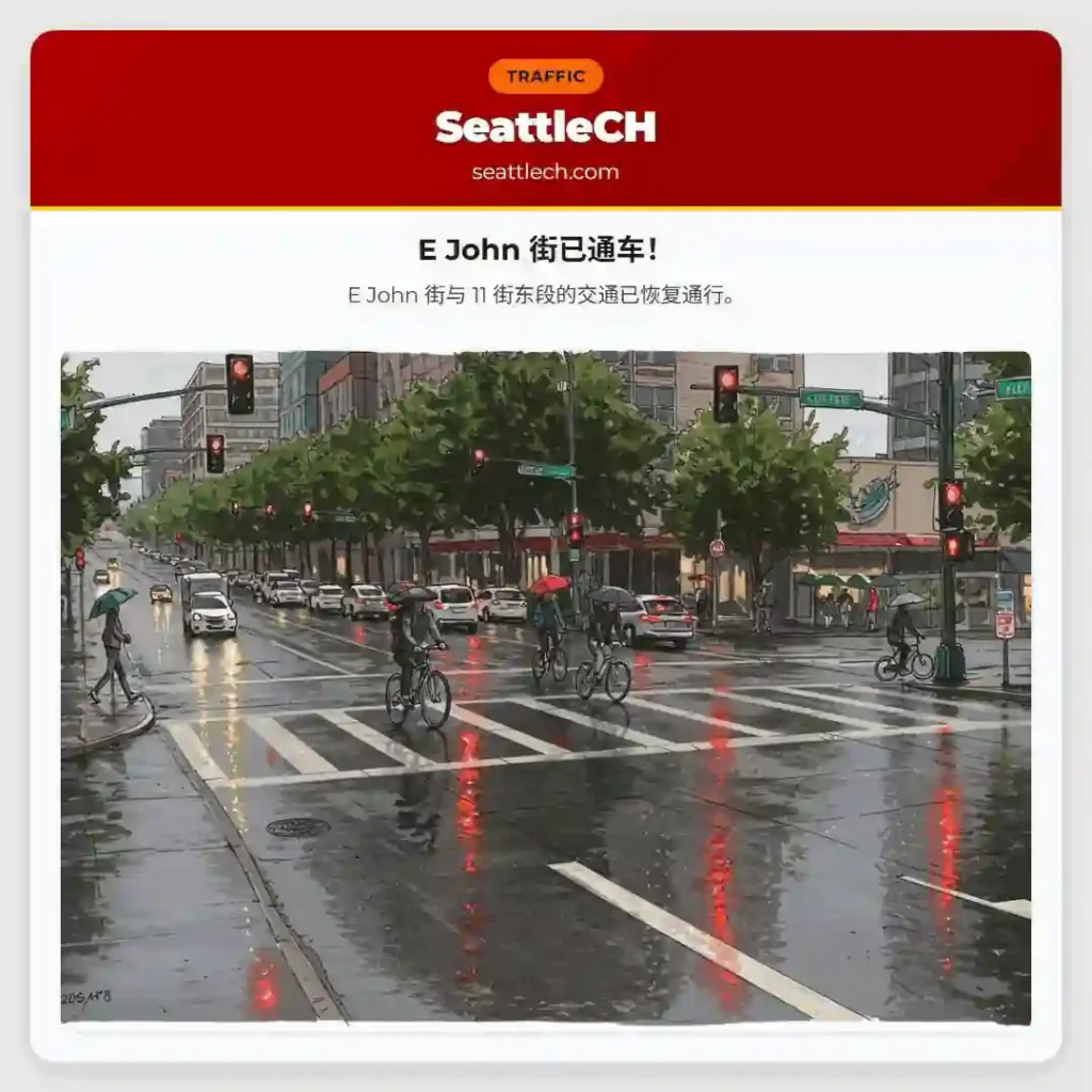 E John 街已通车！