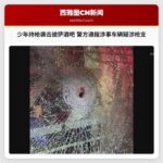 少年持枪袭击披萨酒吧被拘 警方通报涉事车辆疑涉枪支