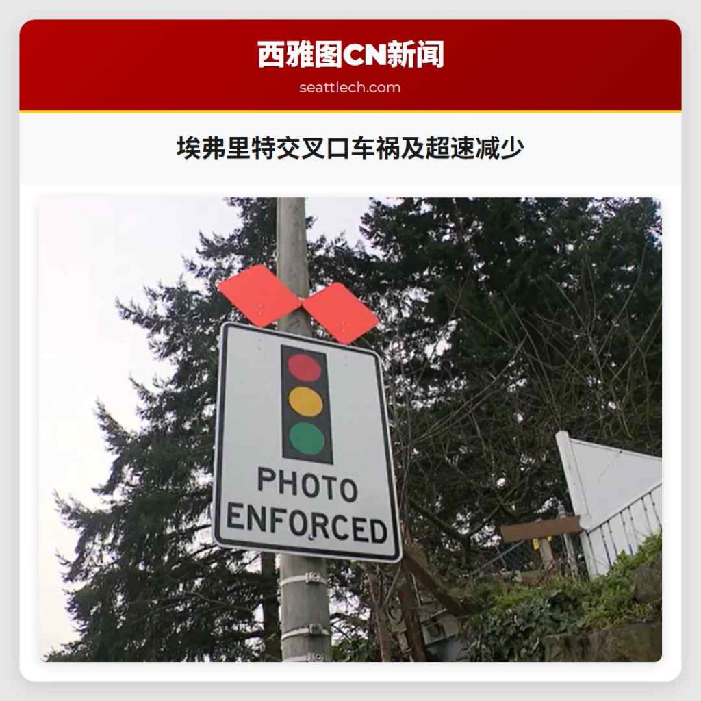 埃弗里特交叉口车祸及超速减少