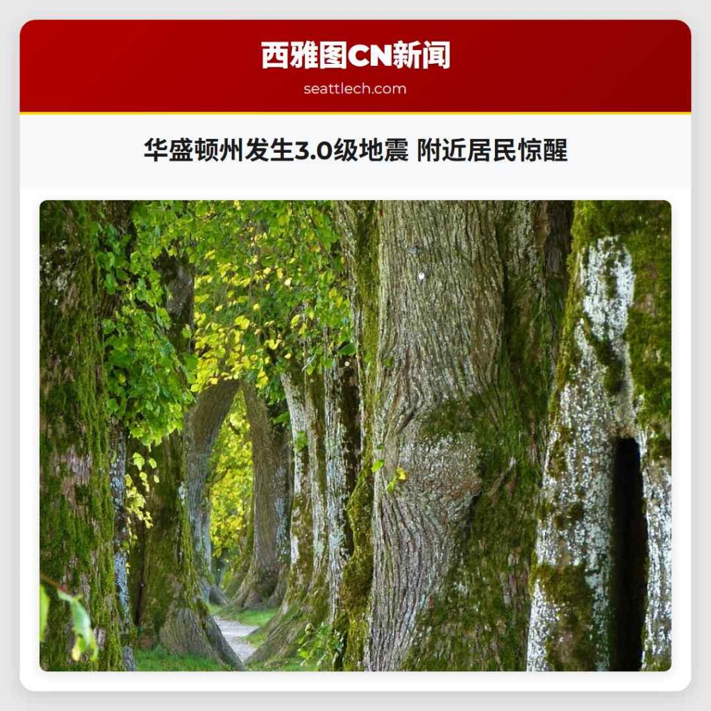 华盛顿州发生3.0级地震 附近居民惊醒