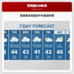 西雅图本周或迎今冬最强降雪：雨雪混合预警发布