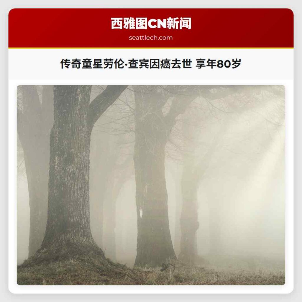 传奇童星劳伦·查宾因癌去世 享年80岁