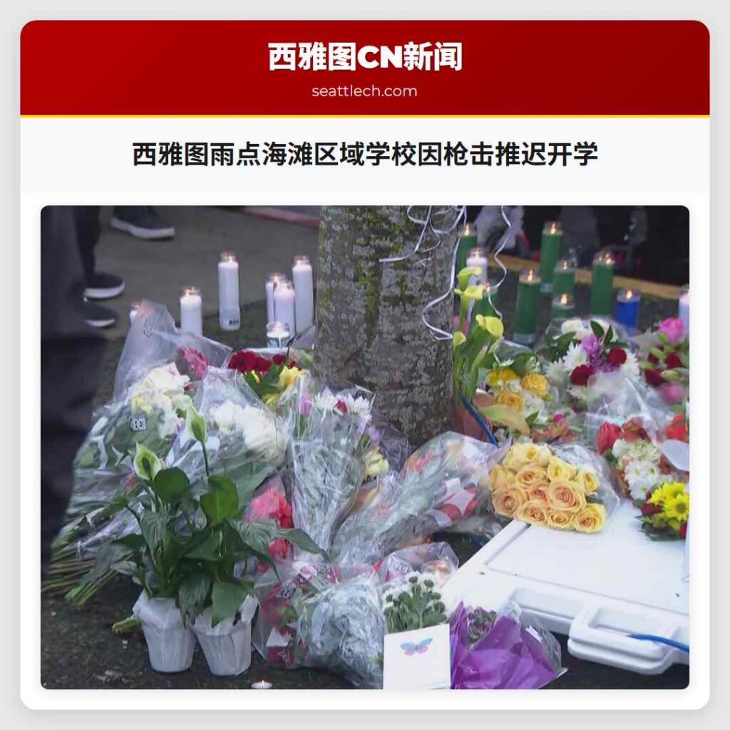 西雅图雨点海滩区域学校因枪击推迟开学