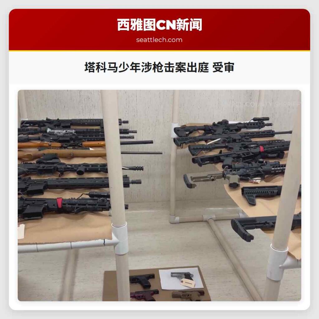 塔科马少年涉枪击案出庭 受审