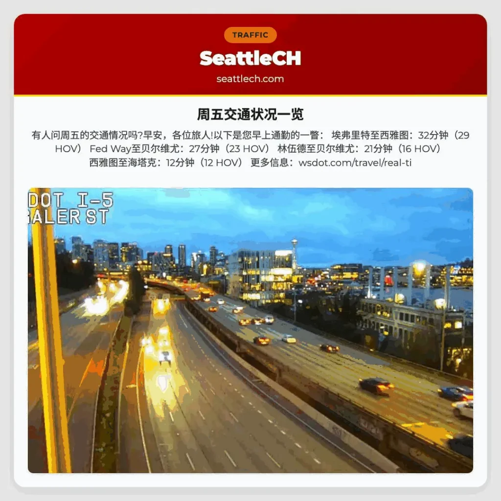 周五交通状况一览