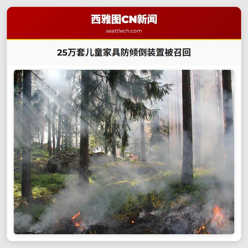 25万套儿童家具防倾倒装置被召回