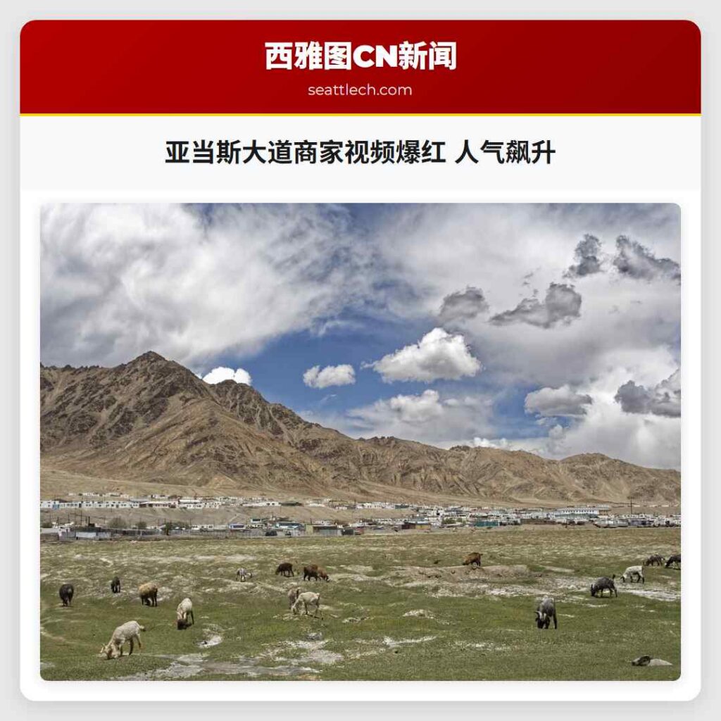 亚当斯大道商家视频爆红 人气飙升