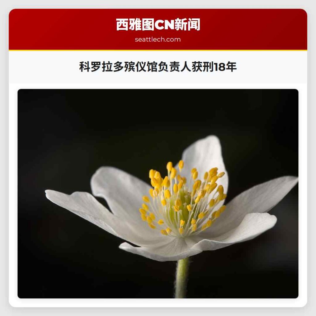 科罗拉多殡仪馆负责人获刑18年