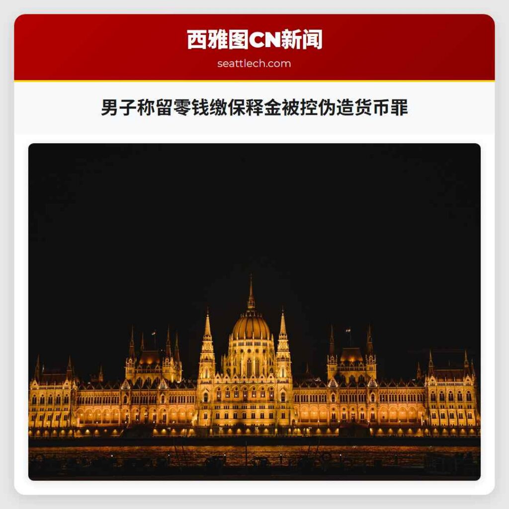 男子称留零钱缴保释金被控伪造货币罪