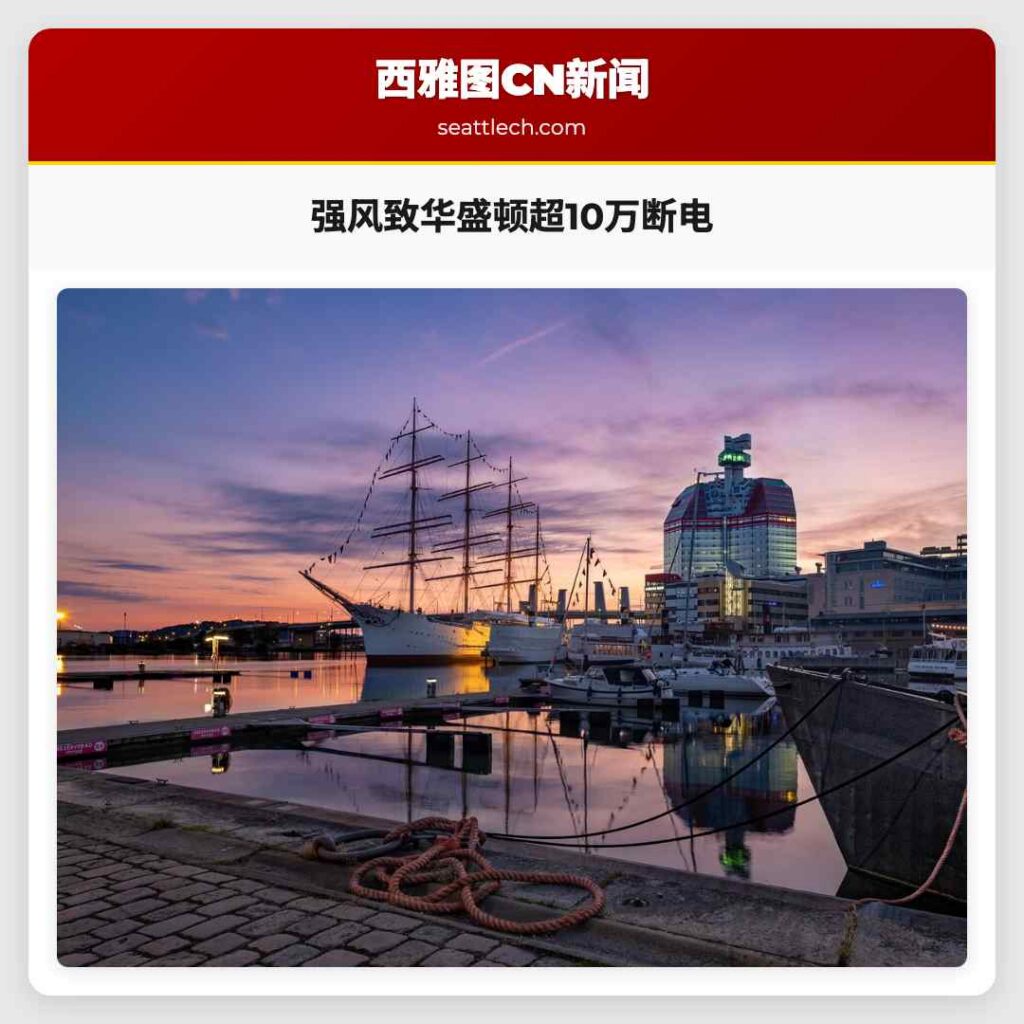 强风致华盛顿超10万断电