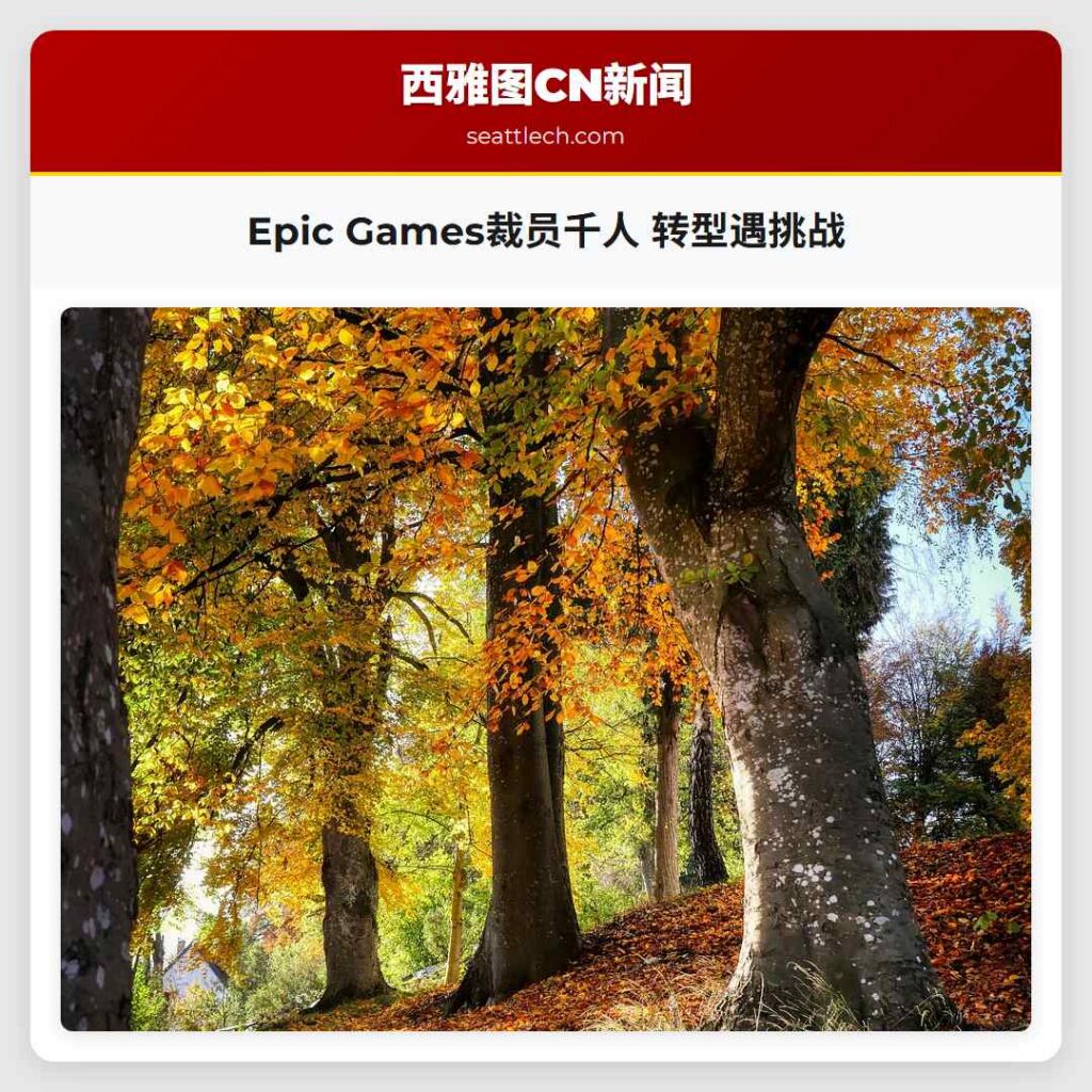 Epic Games裁员千人 转型遇挑战