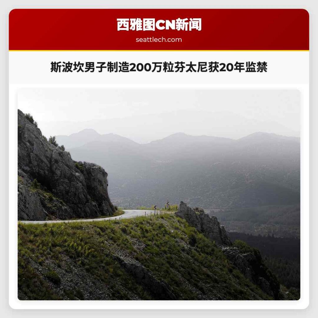 斯波坎男子制造200万粒芬太尼获20年监禁