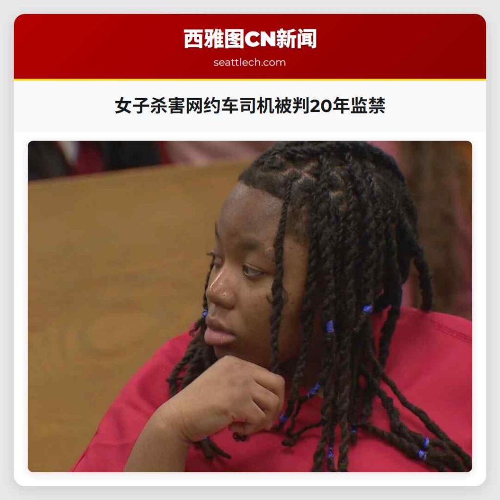 女子杀害网约车司机被判20年监禁