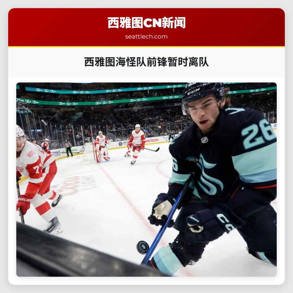 西雅图海怪队前锋暂时离队
