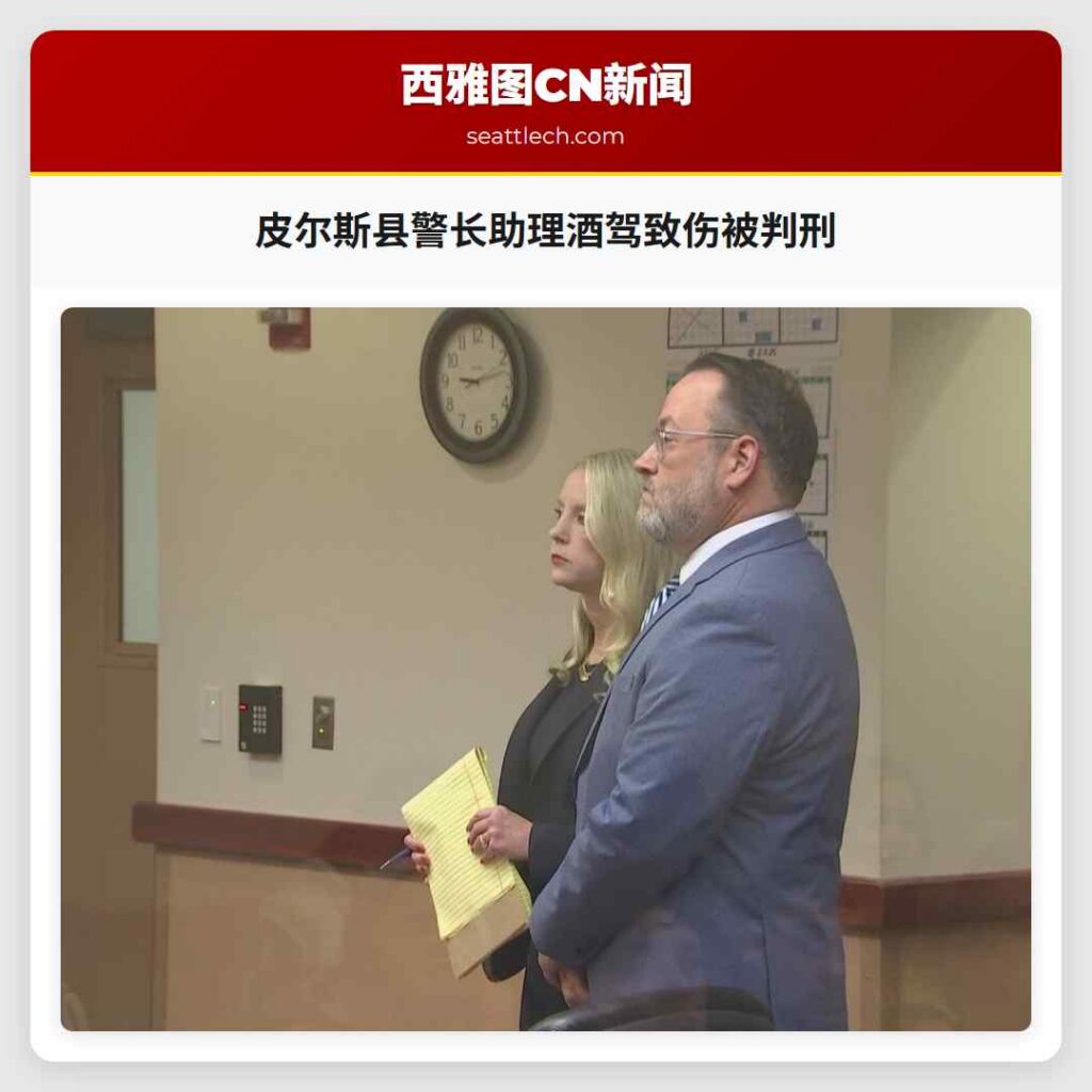 皮尔斯县警长助理酒驾致伤被判刑