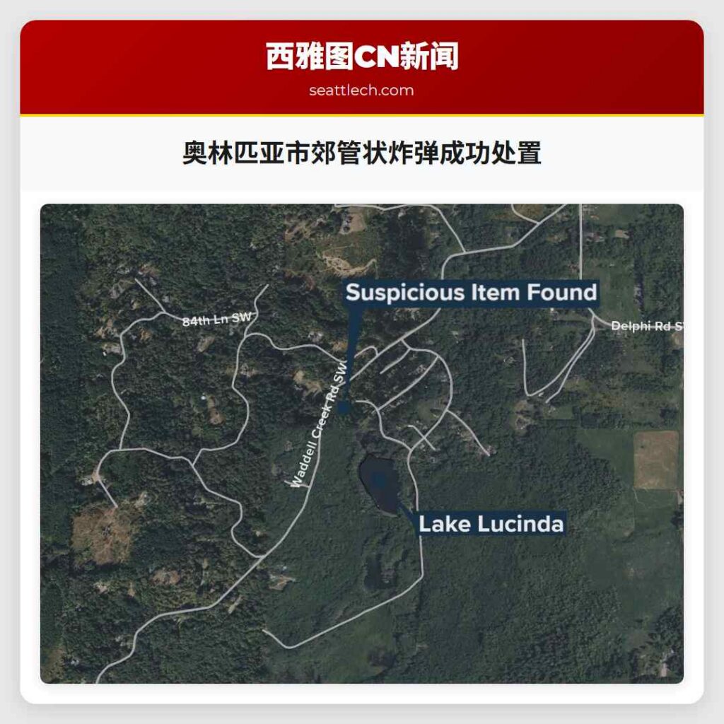 奥林匹亚市郊管状炸弹成功处置