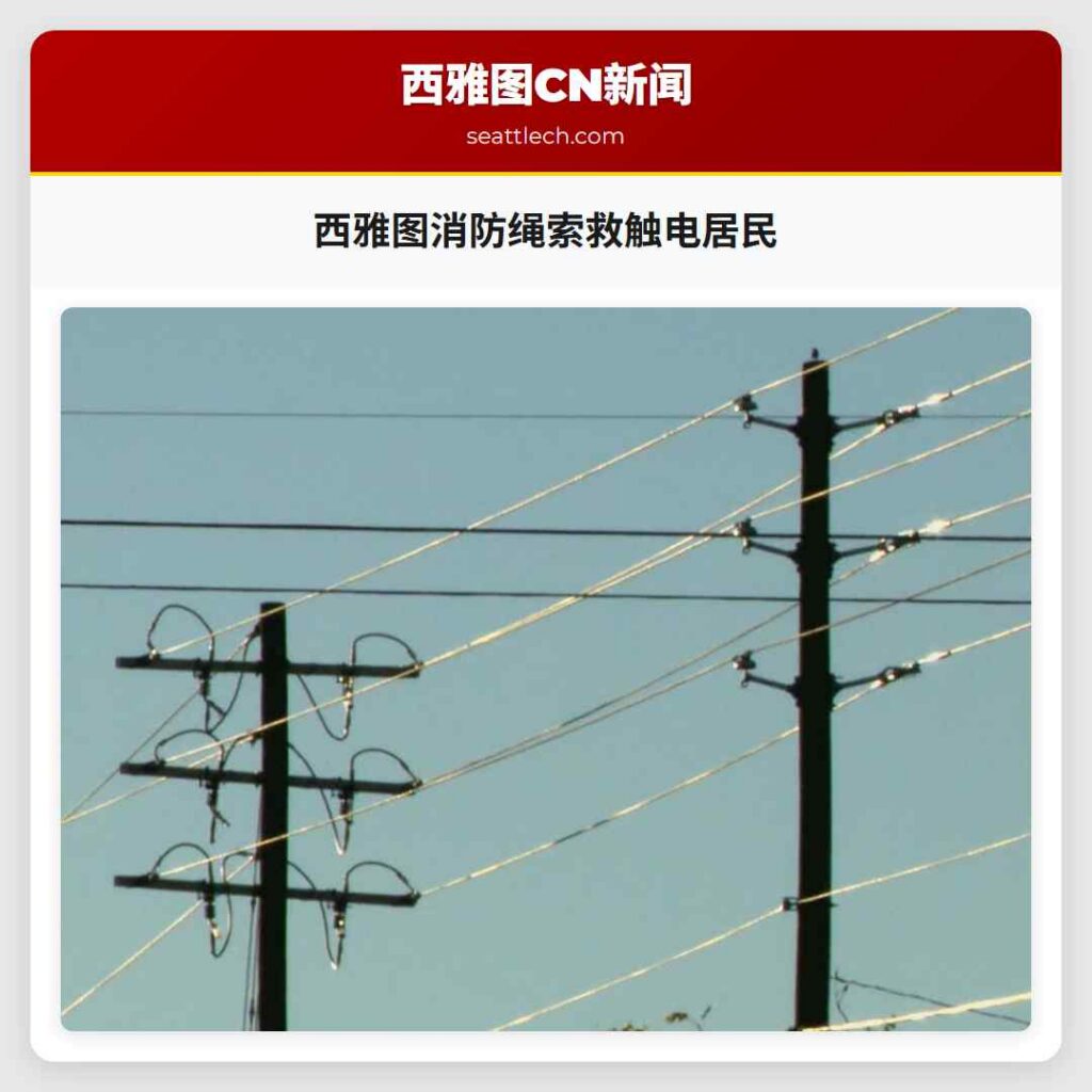 西雅图消防绳索救触电居民