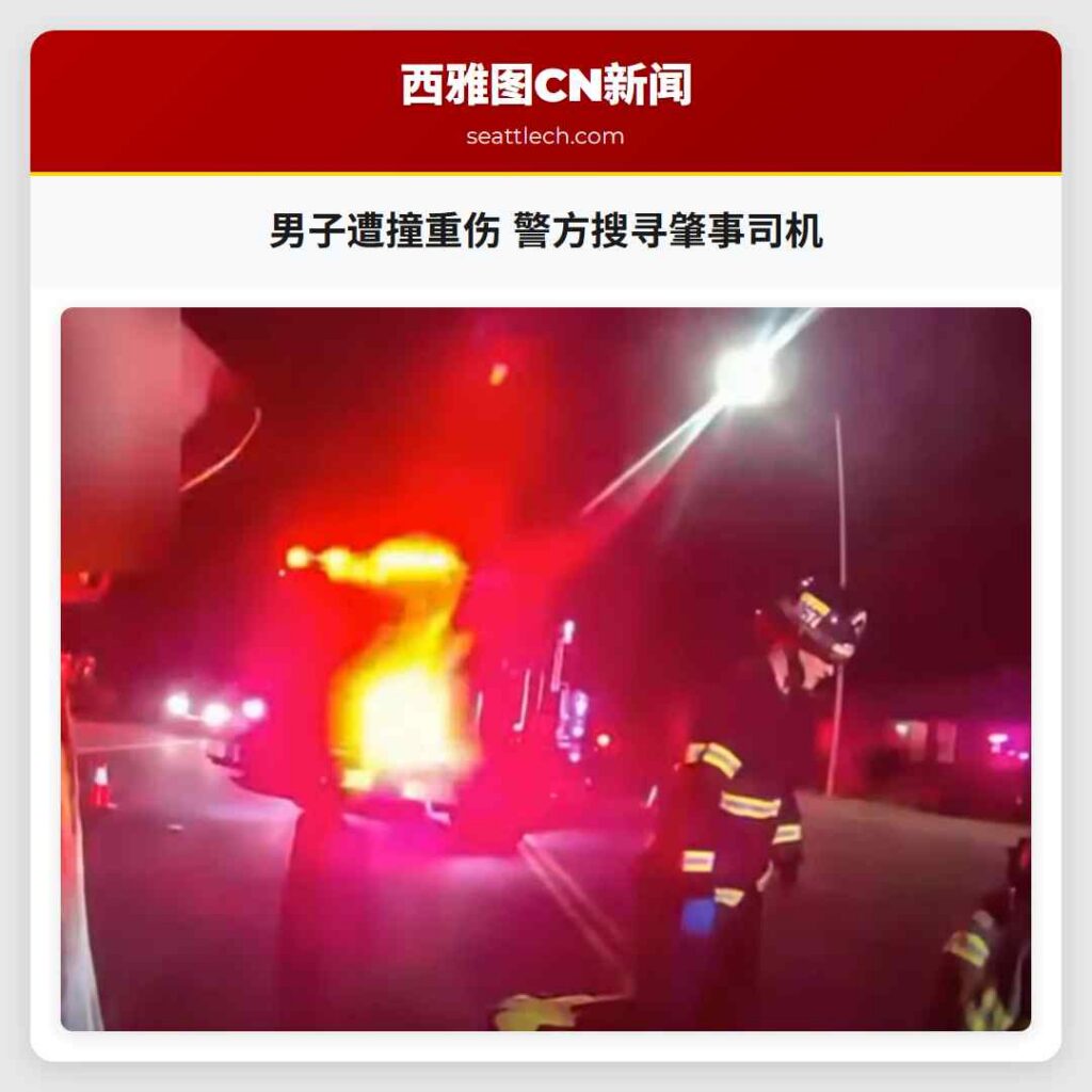 男子遭撞重伤 警方搜寻肇事司机