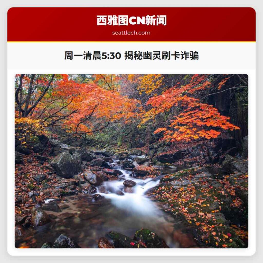 周一清晨5:30 揭秘幽灵刷卡诈骗