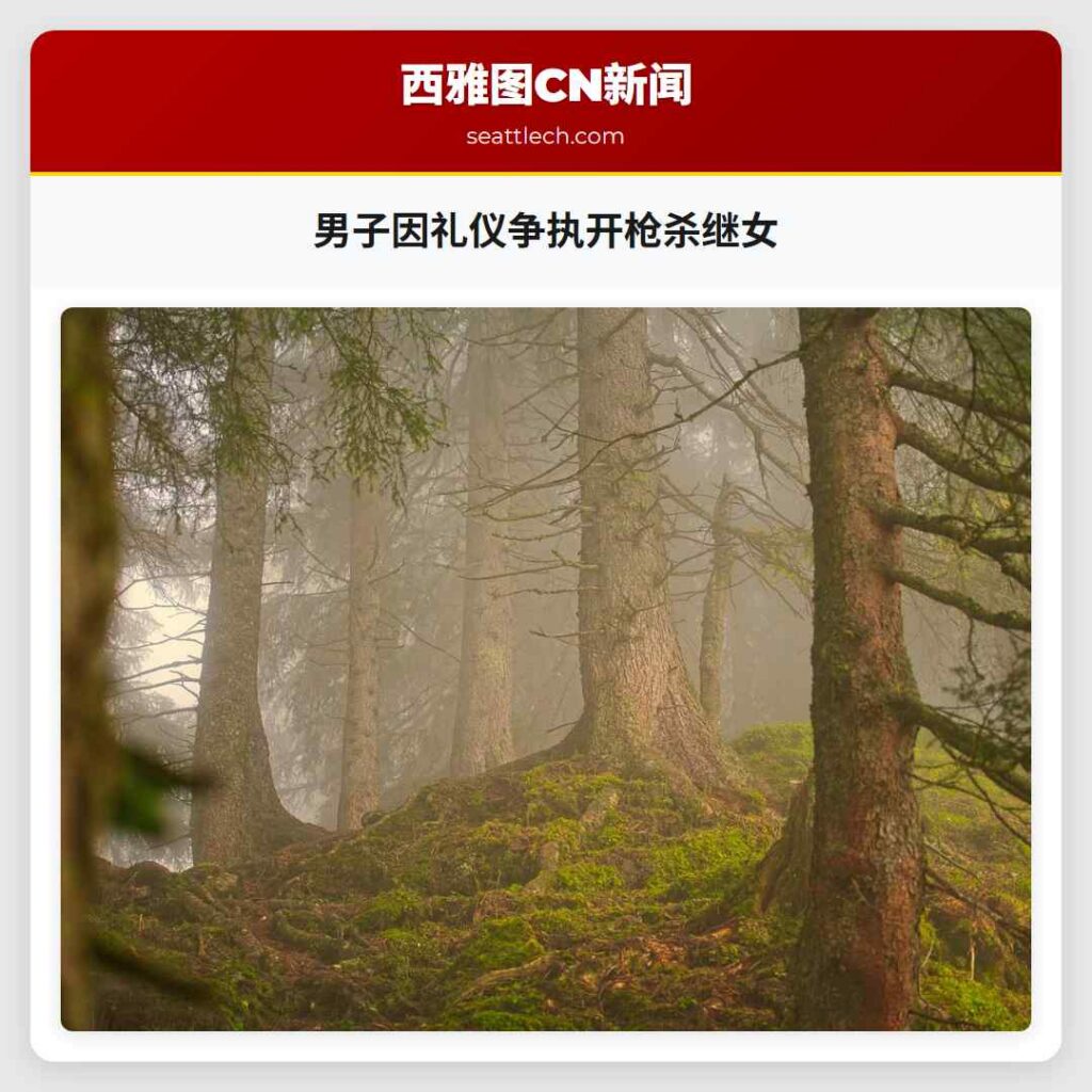 男子因礼仪争执开枪杀继女