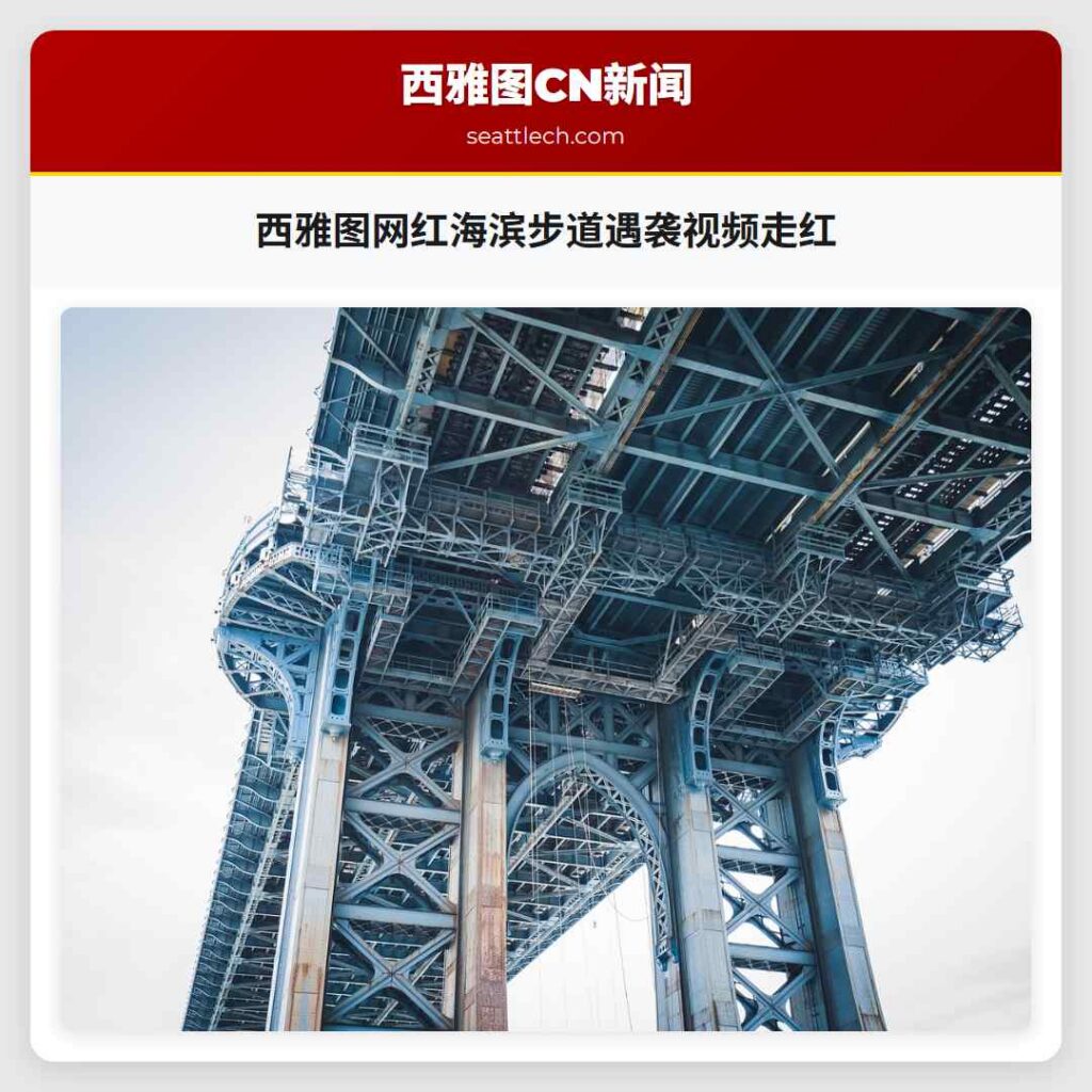 西雅图网红海滨步道遇袭视频走红