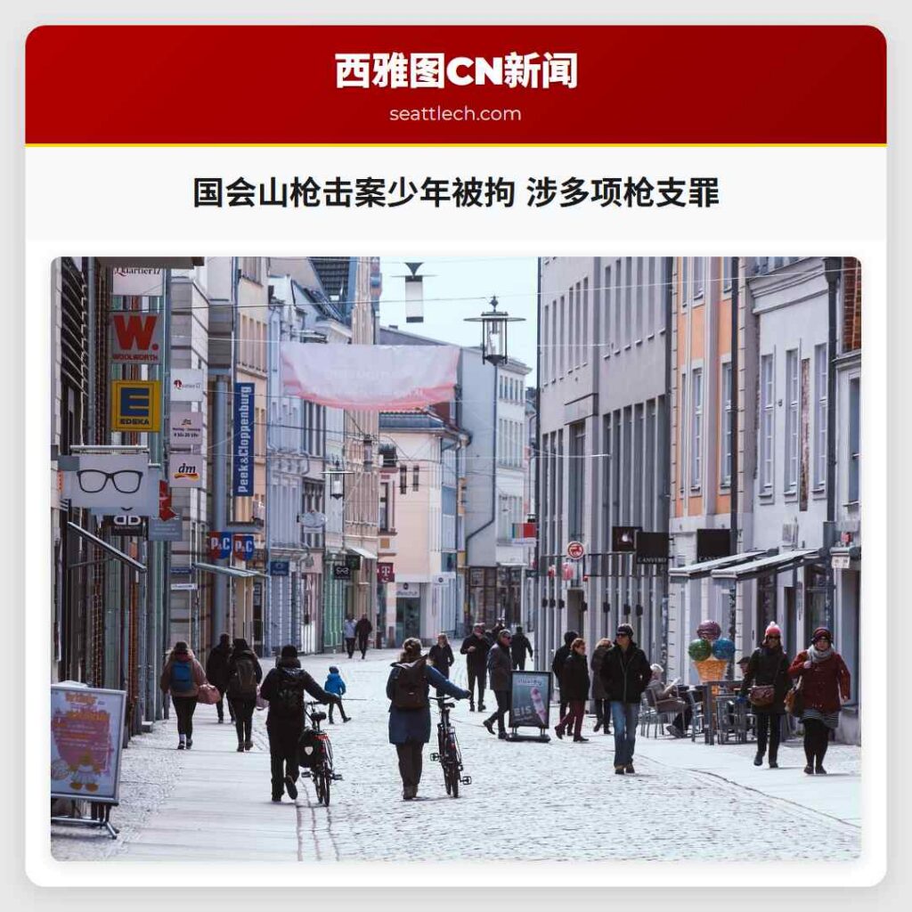 国会山枪击案少年被拘 涉多项枪支罪