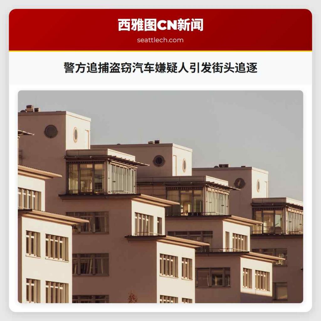 警方追捕盗窃汽车嫌疑人引发街头追逐