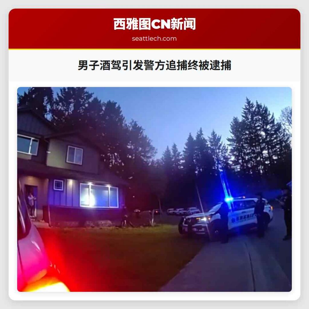 男子酒驾引发警方追捕终被逮捕