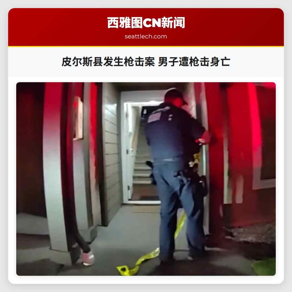 皮尔斯县发生枪击案 男子遭枪击身亡