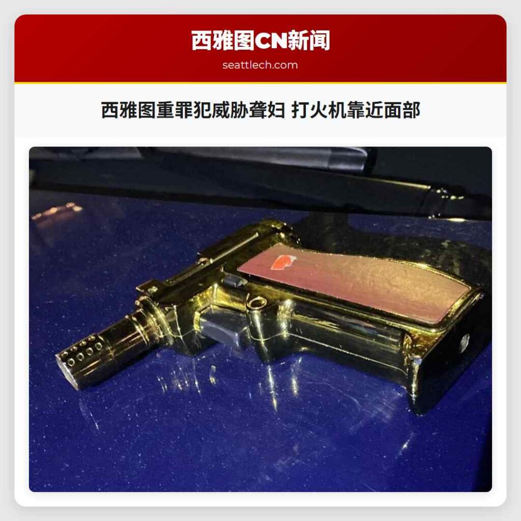 西雅图重罪犯威胁聋妇 打火机靠近面部