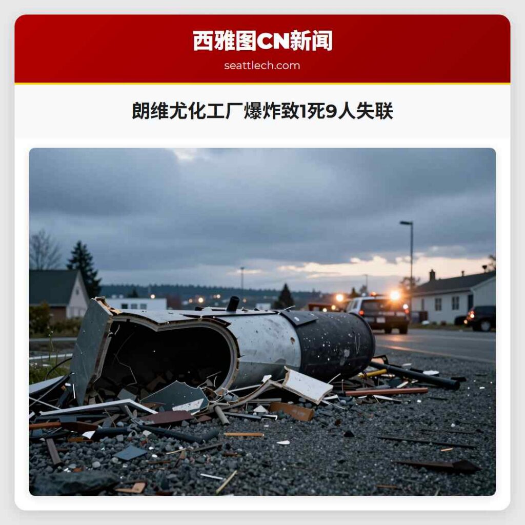 朗维尤化工厂爆炸致1死9人失联