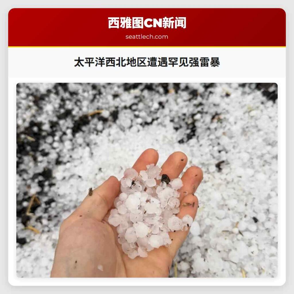 太平洋西北地区遭遇罕见强雷暴