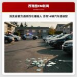 派克县警方通缉四名嫌疑人 涉及14辆汽车遭砸窗