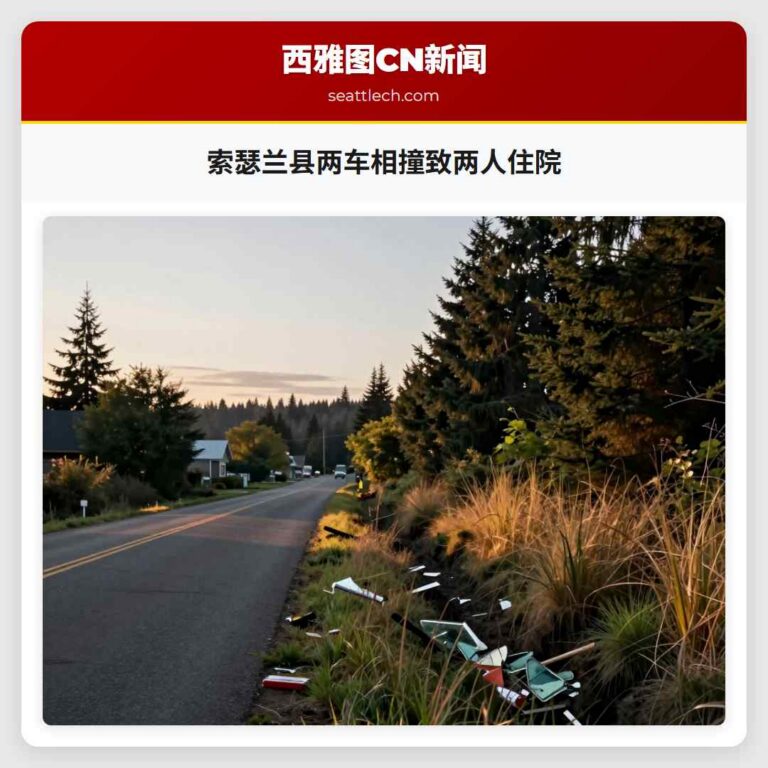 索瑟兰县两车相撞致两人住院