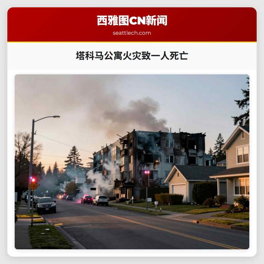 塔科马公寓火灾致一人死亡