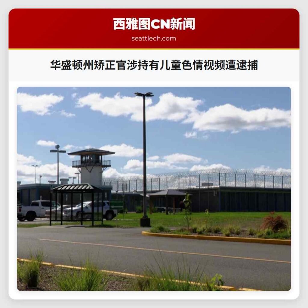 华盛顿州矫正官涉持有儿童色情视频遭逮捕