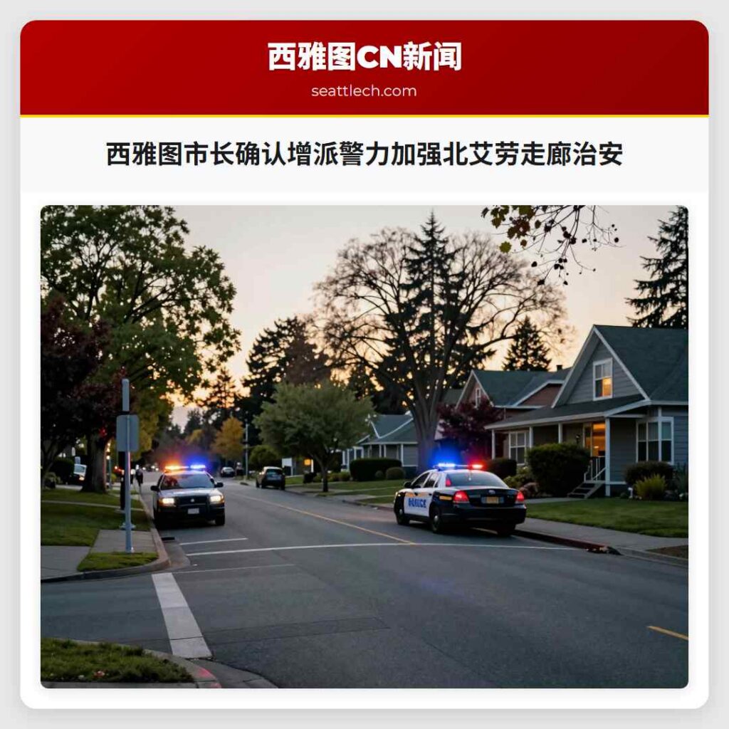 西雅图市长确认增派警力加强北艾劳走廊治安